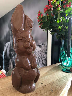 mode Circus schuintrekken Chocolade paashaas actie | c.k.v. Unitas / Perspectief